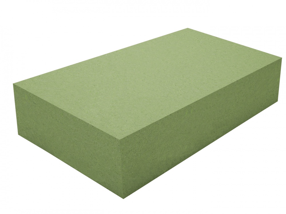 Кирпич одинарный песчано-цементный полнотелый (250*120*65) зеленый