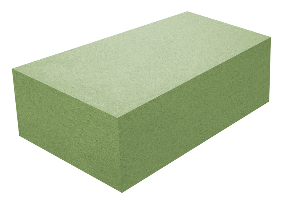 Кирпич полуторный песчано-цементный полнотелый (250*120*88) зеленый