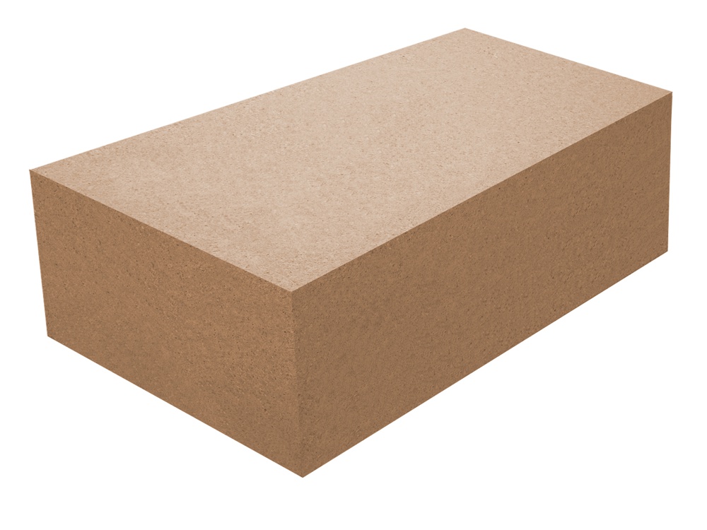 Кирпич полуторный песчано-цементный полнотелый (250*120*88) коричневый