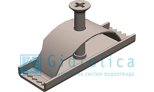 Крепеж Gidrolica к лотку водоотводному бетонному DN100 104